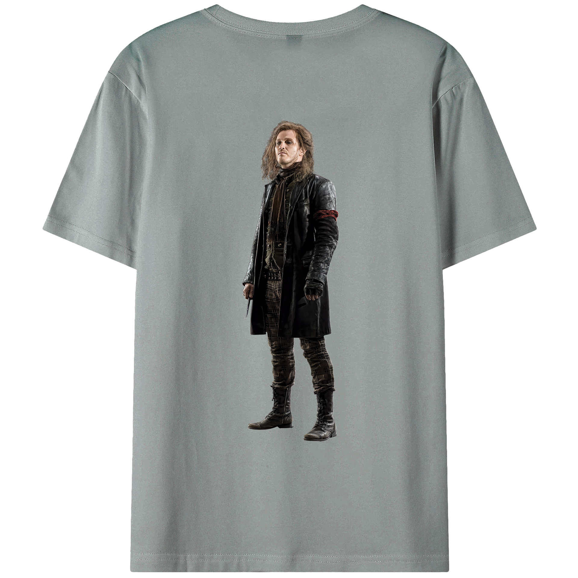 （画像用） Harry Potter ハリー・ポッターシリーズ 綿100％ メンズ半袖Tシャツ（バックプリント） 通気性